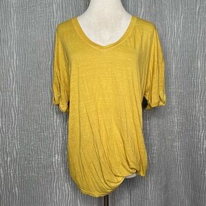 Young fabulous & broke linen blend tee